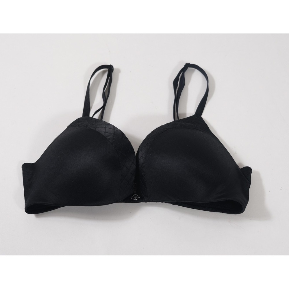 Victoria's Secret Bra Womens 32C Black So Obsessed Push-Up Padded 370021